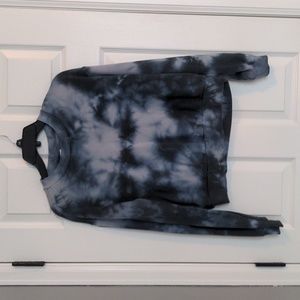 90 degree blue ti dye sweater